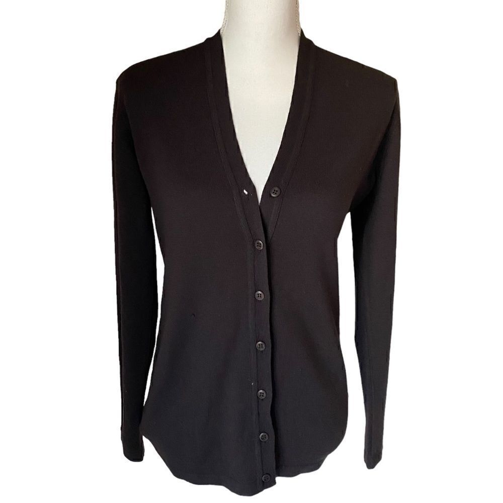 Henri Bendel Vintage Merino Wool Cardigan Sweater Size Medium NWOT